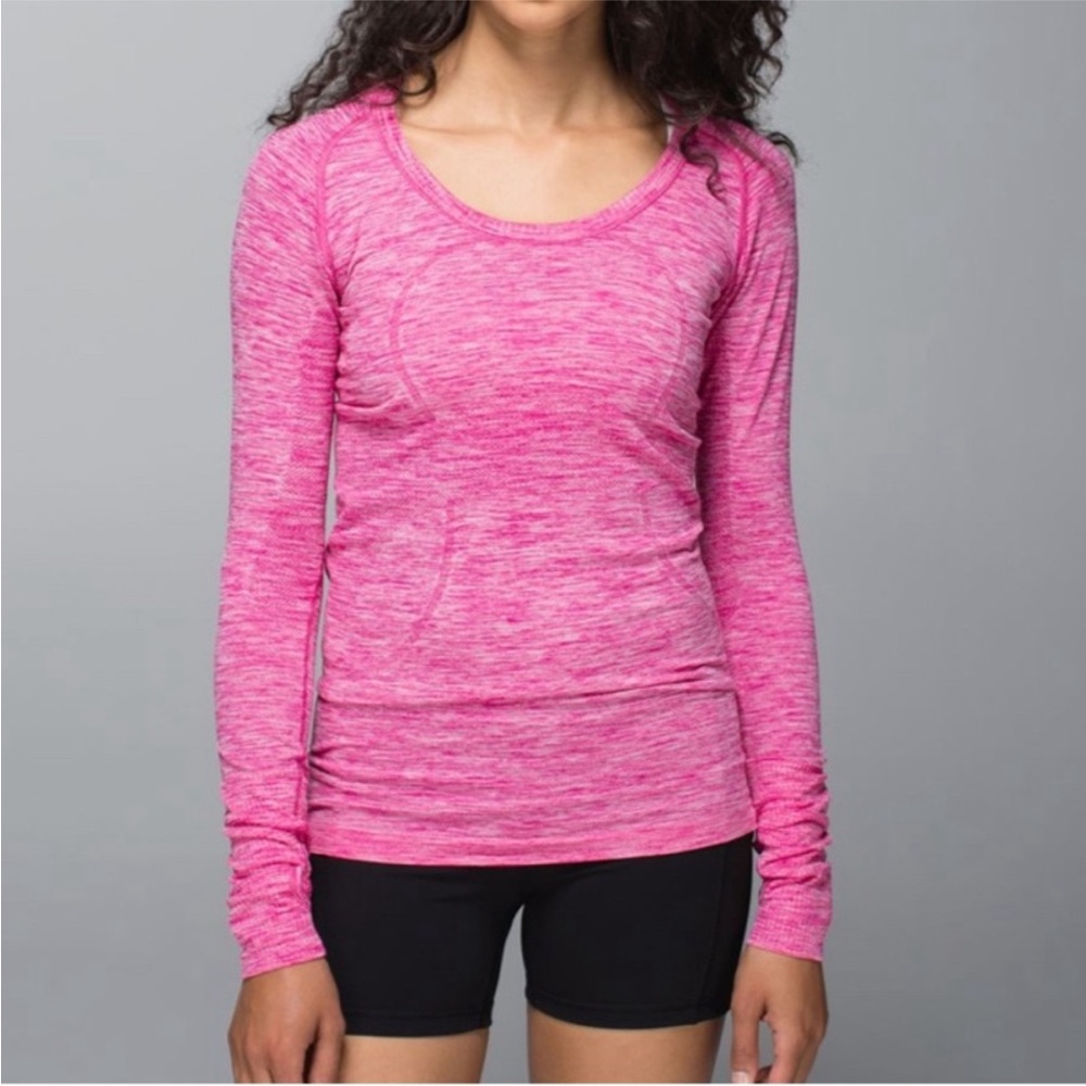 Lululemon Swiftly Run Tech Ls Color: Geatgered Je… - image 1